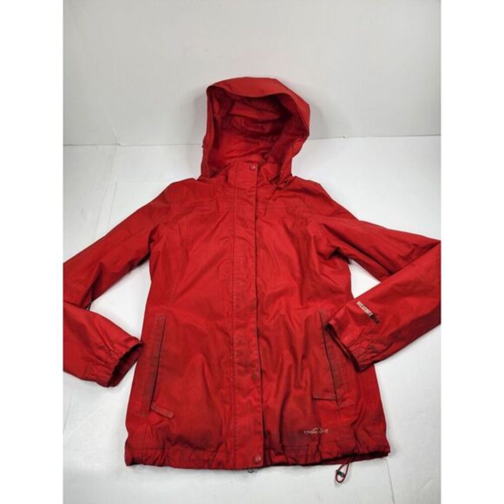 Ladies‎ Eddie Bauer Red Windbreaker Rain Jacket Size XS
